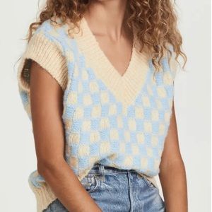 *NWOT* English Factory Checkered Vest